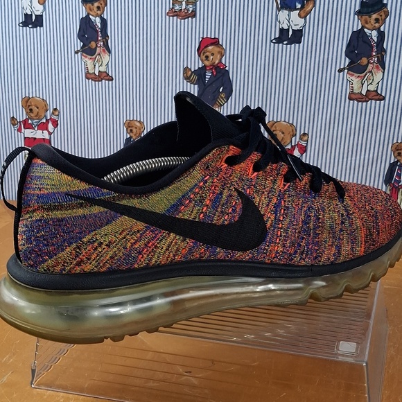 Nike Flyknit Max Multicolor Big Bubble Lightweight Casual Men\'s Sz 10.5 Shoes